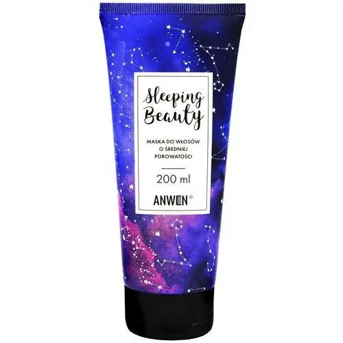 Maska sleeping beauty do włosów o średnioporowatych - 200 ml Anwen