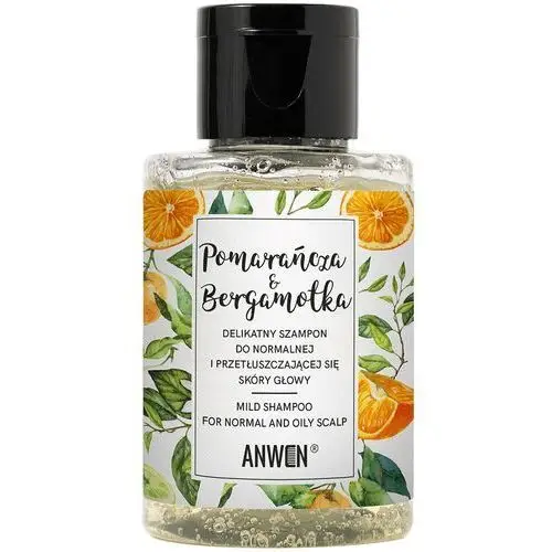 Anwen szampon pomarańcza bergamotka - łagodny szampon do włosów, 50ml