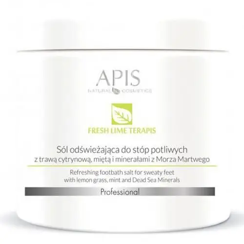 Fresh lime terapis sól odświeżająca do stóp potliwych z tajską trawą cytrynową, miętą i minerałami z morza martwego (51035) Apis