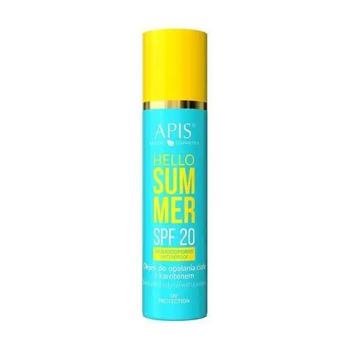Apis hello summer spf 20, olejek do opalania ciała z karotenem koerperoel 150.0 ml