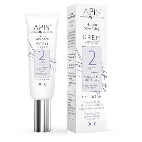 Apis Krem pod oczy wygładzenie soft fokus natural slow aging step 2