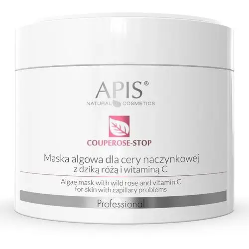 APIS - Maska algowa dla cery naczynkowej z dziką różą i witaminą C, 100g