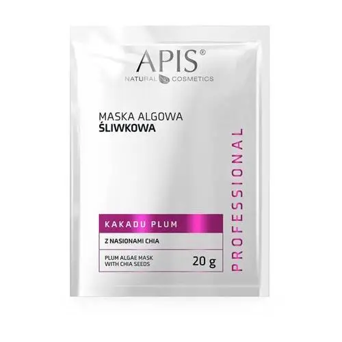 APIS Maska algowa śliwkowa z nasionami chia 20g