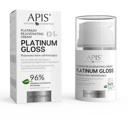 Krem odmładzający platynowy 50 ml Apis Natural Cosmetics Platinum Gloss,60
