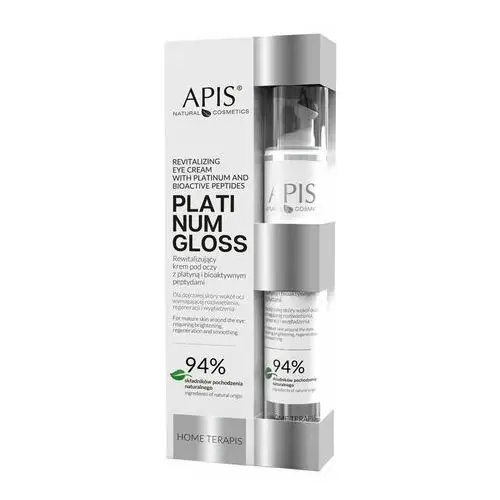 Krem pod oczy rewitalizujący platynowy 10 ml Apis Natural Cosmetics Platinum Gloss