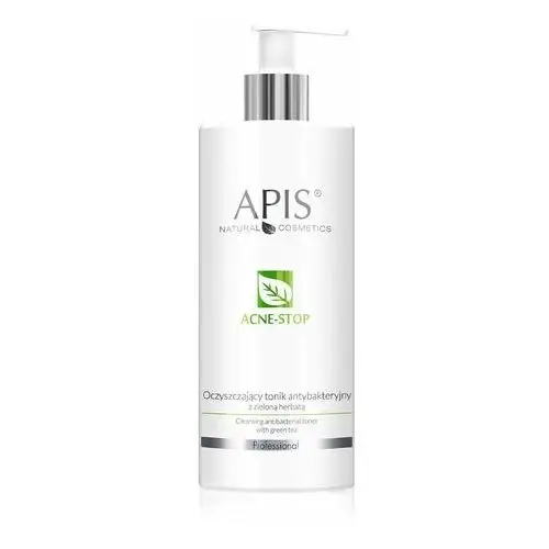 Tonik antybakteryjny z zieloną herbatą 500ml 500 ml Apis Natural Cosmetics Acne-Stop