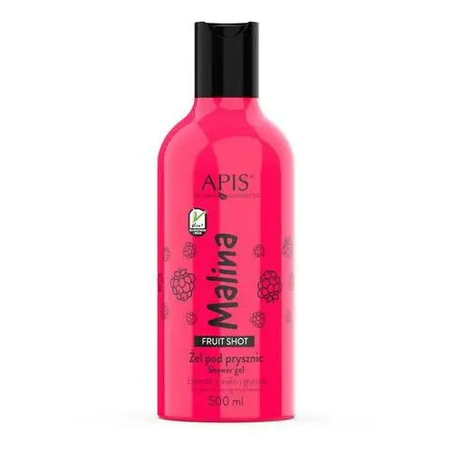 Żel pod prysznic Malina 500 ml Apis Natural Cosmetics Fruity Shot,52