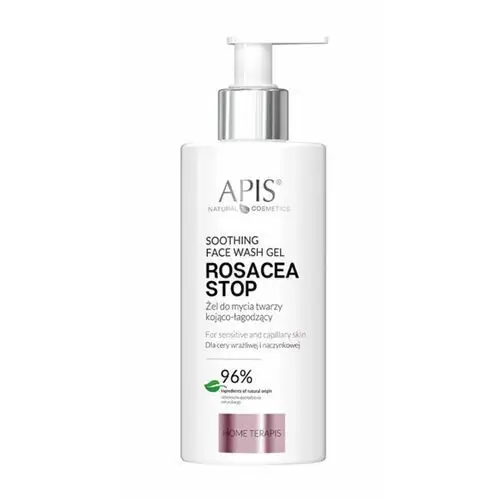 Apis rosacea-stop soothing face wash gel kojąco-łagodzący żel do mycia twarzy (55125)