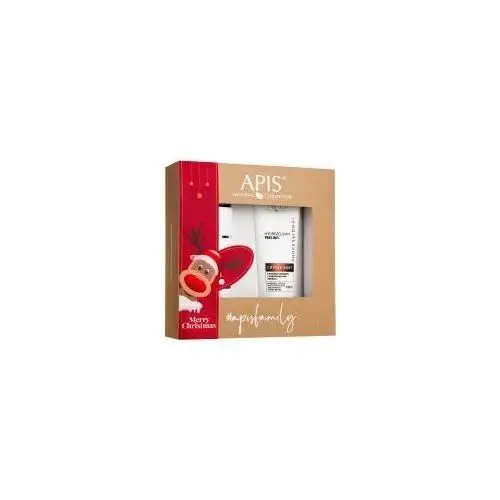 Apis Zestaw prezentowy Coffee Shot: peeling do twarzy + krem do twarzy 200 ml + 100 ml
