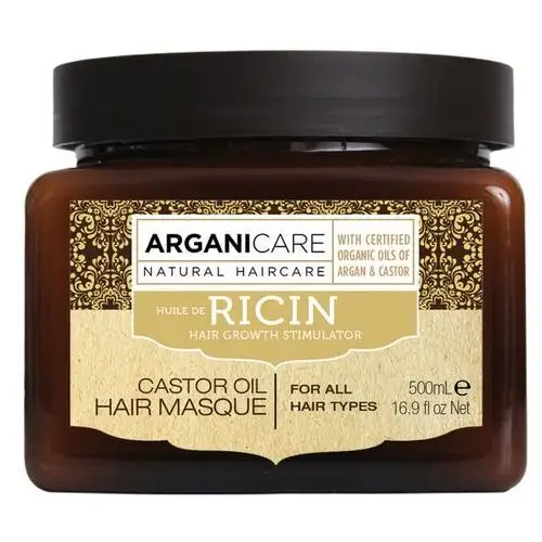 Arganicare Maska wzmacniająca stymulująca porost włosów 500 ml