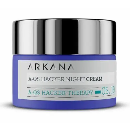 A-qs hacker night cream krem na noc regulujący mikrobiom skóry (61019) Arkana