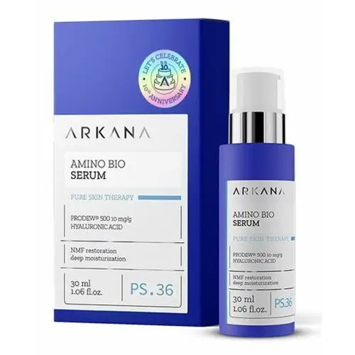 Amino bio serum aktywne serum z koktajlem 12 aminokwasów oraz z kwasem hialuronowym (63018) Arkana