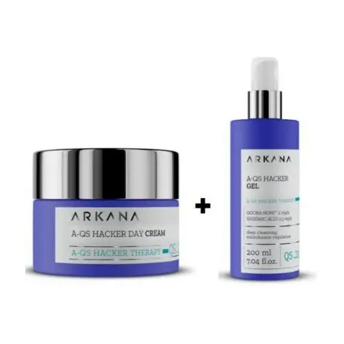 Arkana cosmetics sp z o o spółka komandytowa Arkana hacker krem 50 ml + hacker gel 200 ml tanio