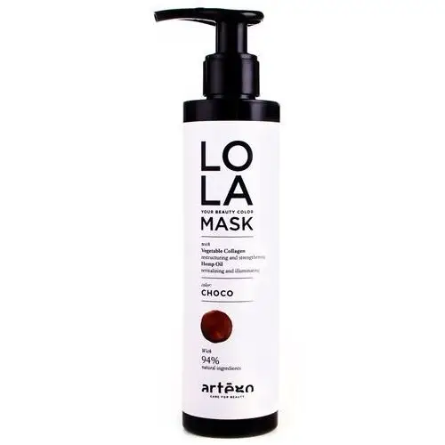 Artego lola mask choco maska koloryzująca do włosów brązowych 200ml