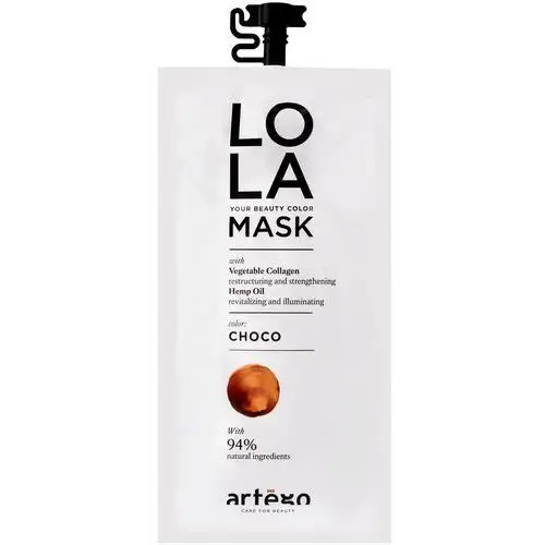 Lola mask choco - maska koloryzująca do włosów brązowych, 20ml Artego