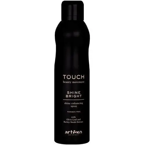 Artego touch shine bright spray nabłyszczający zapobiega puszeniu się i elektryzowaniu 250ml