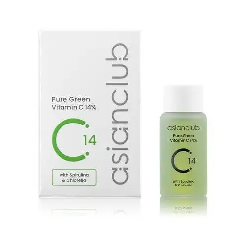 AsianClub - Pure Green Vitamin C 14%, 15ml - serum do twarzy z witaminą C