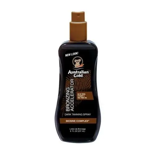 Australian gold Żelowy przyspieszacz opalania w sprayu z bronzerem 237 ml intensifier