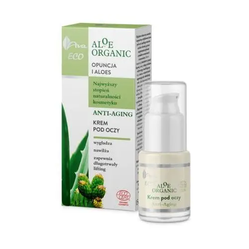 Ava Aloe Organic krem pod oczy anti-aging Opuncja i Aloes 15ml