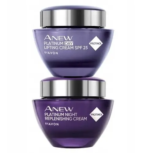 Avon Zestaw kremów Avon Anew Protinol do twarzy na dzień i na noc 55+