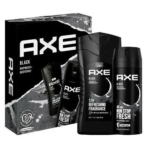 Axe black men gift set ( deodorant spray 150 ml + shower gel 250 ml)