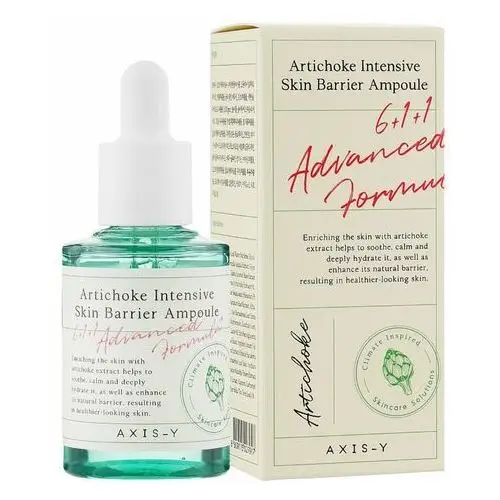 Axis-y - artichoke intensive skin barrier ampoule, 30ml - odżywczo-nawilżająca ampułka do twarzy