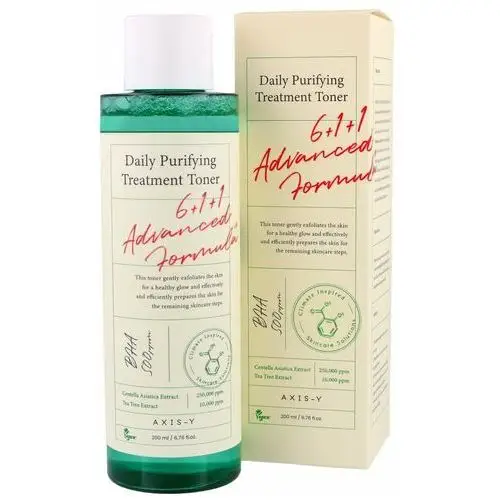 Axis-y - daily purifying treatment toner, 200ml - tonik do twarzy z kwasem bha