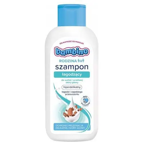 Rodzina szampon łagodzący do suchej i wrażliwej skóry głowy 400ml Bambino