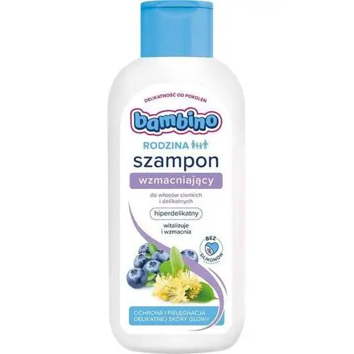 Bambino Szampon wzmacniający do włosów cienkich i delikatnych 400 ml