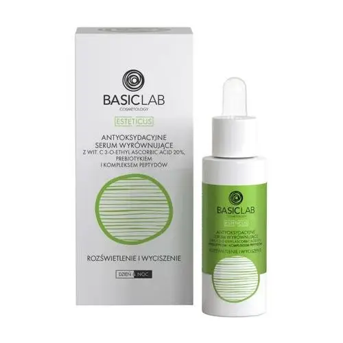 Basiclab serum, antyoksydacyjne wyrównujące 20% rozświetlenie i wyciszenie 30ml