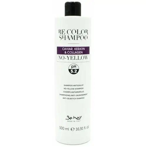 Be hair be color no yellow szampon neutralizujący żółte odcienie 500ml