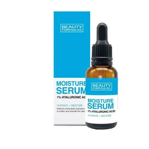 Beauty formulas Moisture serum nawilżające serum do twarzy 1% hyaluronic acid 30ml