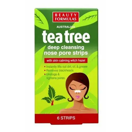 Tea tree deep cleansing nose pore strips głęboko oczyszczające paski na nos