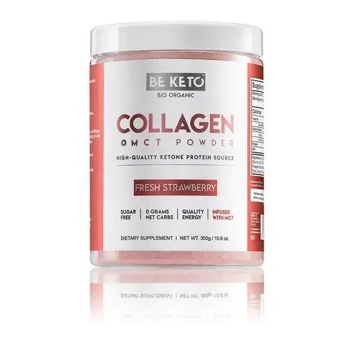 Beketo Keto kolagen + mct świeża truskawka keto kolageny