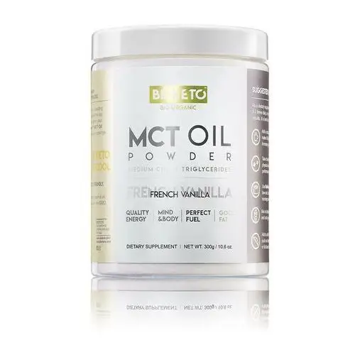 Olej MCT w proszku Francuska Wanilia BeKeto MCT Oils,11