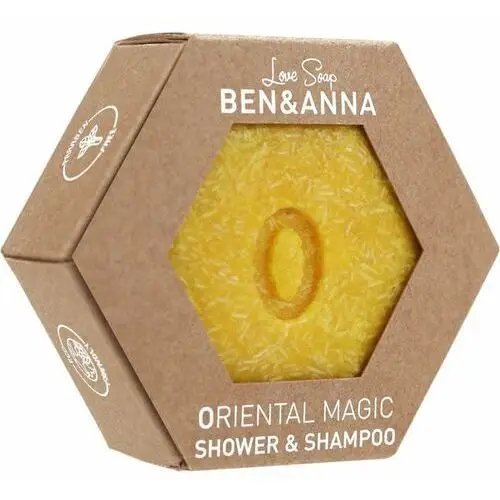 Shower & shampoo szampon i żel pod prysznic w kostce oriental magic 60g Ben&anna