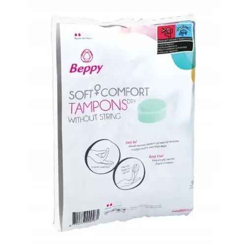 Beppy Soft+Comfort Tampon Dry 30 szt bez sznurka