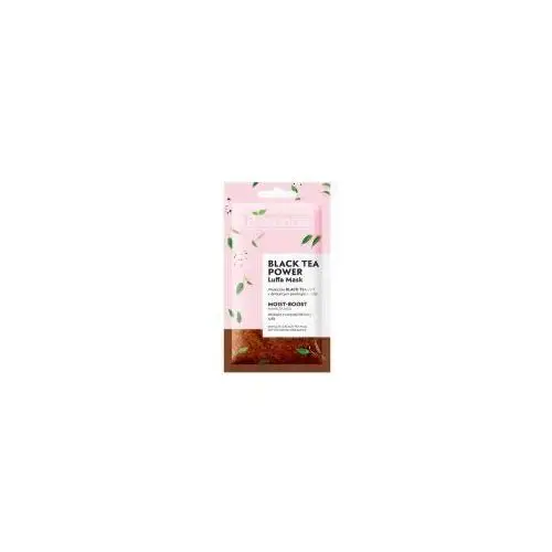 Bielenda Black Tea Power Luffa Mask nawilżająca maseczka 2w1 z delikatnym peelingiem 8 g