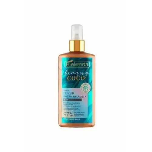 Bielenda Bronzing coco rozświetlający złoty eliksir do ciała, 150ml