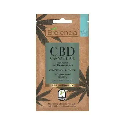 Cbd maseczka nawilżająco-kojąca 8g Bielenda