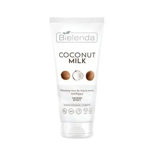 Bielenda - coconut milk - kokosowy mus do mycia twarzy - nawilżający - 135 g