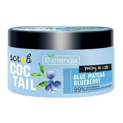 BIELENDA COCTAIL SCRUB Regenerujący peeling do ciała Blue Matcha + Blueberry 350 g