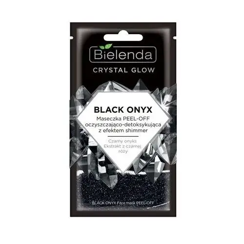 Bielenda crystal glow black onyx maseczka peel-off oczyszczająco-detoksykująca 8g
