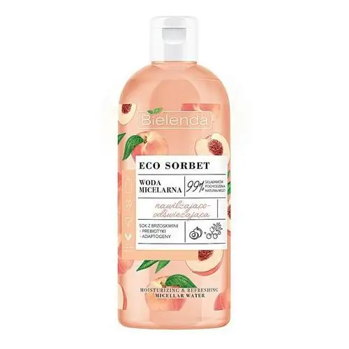 Bielenda eco sorbet brzoskwinia woda micelarna 500ml