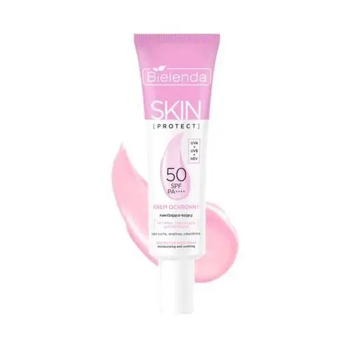 Bielenda Krem ochronny SPF 50 nawilżająco - kojący PA++++, UVA + UVB + HEV