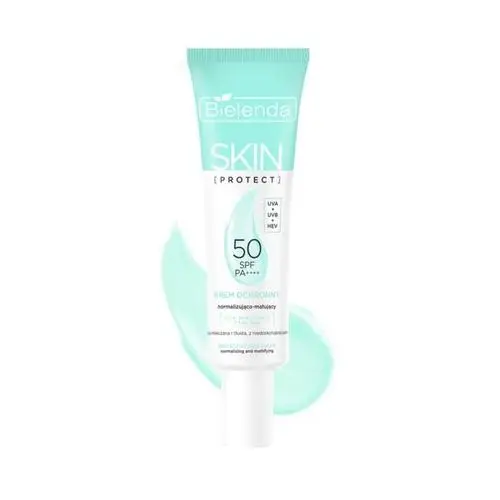 Bielenda Krem ochronny SPF 50 normalizująco - matujący, PA++++, UVA + UVB + HEV