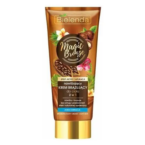 Bielenda MAGIC BRONZE Nawilżający krem brązujący do ciała 2w1 - jasna karnacja koerpercreme 200.0 ml