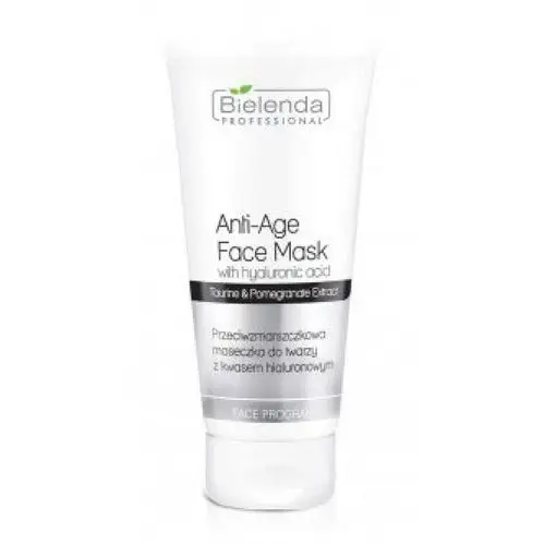 Anti-age face mask with hyaluronic acid przeciwzmarszczkowa maseczka do twarzy z kwasem hialuronowym Bielenda professional