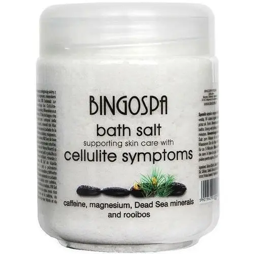 Bingo spa Bingospa sól do kąpieli cellulitis, magnez 550g