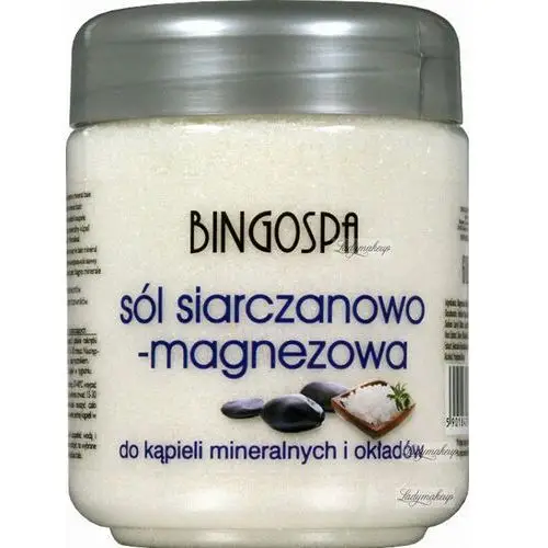 Bingospa - salt and magnesium sulphate - sól siarczanowo-magnezowa do kąpieli mineralnych i okładów - 600 g